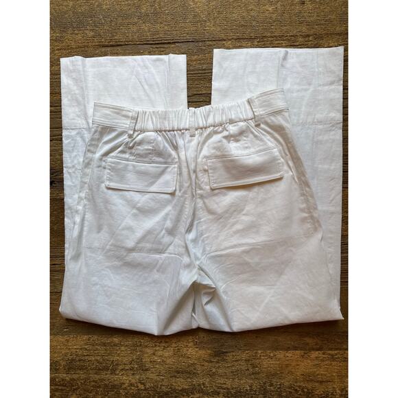 Theory Organic Crunch Linen Fluid Pant - Picture 9 of 13